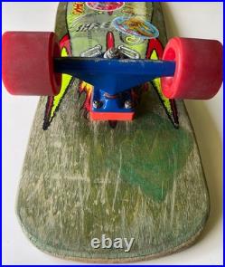 Vtg 1988 VISION SHREDDER 3 Skateboard Deck COMPLETE w\ Trucks Wheels 80s OG EX+