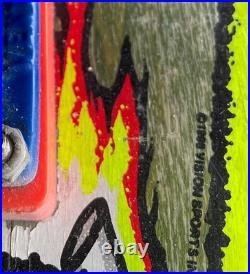 Vtg 1988 VISION SHREDDER 3 Skateboard Deck COMPLETE w\ Trucks Wheels 80s OG EX+
