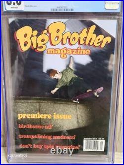 Vtg 1993 Big Brother Skateboarding Magazine Issue #5 Graded CGC 8 Low Pop Of 1