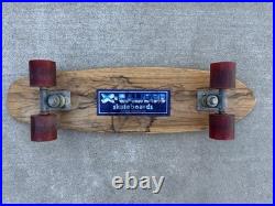 Vtg 70s X-Caliber Wooden Skateboard Stud Trucks Sidewalk Surfboard Dogtown Era
