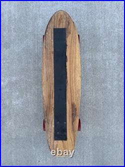 Vtg 70s X-Caliber Wooden Skateboard Stud Trucks Sidewalk Surfboard Dogtown Era