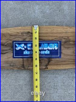 Vtg 70s X-Caliber Wooden Skateboard Stud Trucks Sidewalk Surfboard Dogtown Era