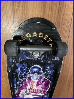 Vtg 90s Megadeth Skateboard Hangar 18 Cover Sport Kids Eagle Rare Heavy Metal
