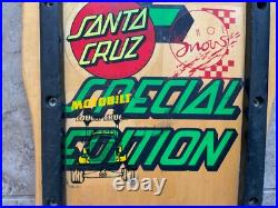 Vtg OG 80's Santa Cruz Skateboards Special Edition 5 Ply Skateboard Indy Stage 3 Vtg OG 80's Santa Cruz Skateboards Special Edition 5 Ply Skateboard Indy Stage 3