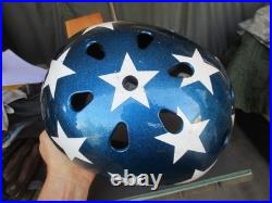Vtg PRO TEC, Evel Knievel, Easy Rider, Stars and Stripes Full Cut Helmet