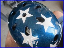 Vtg PRO TEC, Evel Knievel, Easy Rider, Stars and Stripes Full Cut Helmet