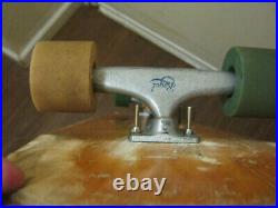 Vtg. Powell Bones No Ka Oi 44 in. Longboard with Royal Trucks and Poly-Cruisers