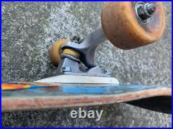 Vtg Santa Cruz Skateboard Jim Phillips Cosmic Wave w T-Bones & Indep Trucks RARE