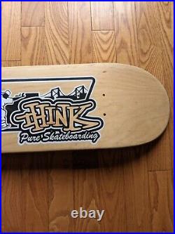 Vtg Vintage Think Skateboards Autographed Authorized Dealer Skateboard Drehobl