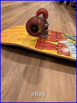 WORLD INDUSTRIES Flameboy Trust Me Vintage Skateboard Deck Trucks Wheels