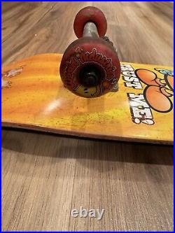 WORLD INDUSTRIES Flameboy Trust Me Vintage Skateboard Deck Trucks Wheels