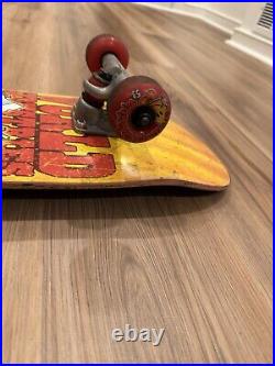 WORLD INDUSTRIES Flameboy Trust Me Vintage Skateboard Deck Trucks Wheels