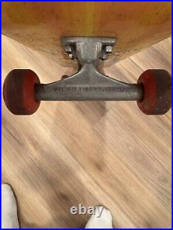 WORLD INDUSTRIES Flameboy Trust Me Vintage Skateboard Deck Trucks Wheels