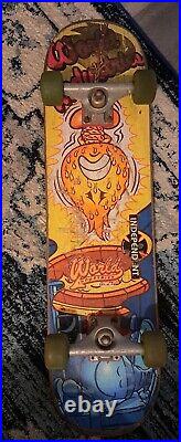 World Industries Old Skate Board Flame Boy, Wet Willy, Wet Dreams (Best Offer)