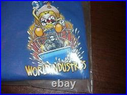 World Industries Vintage Skateboard T Shirt 2003 New With Tags Swamp Thing