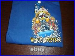 World Industries Vintage Skateboard T Shirt 2003 New With Tags Swamp Thing