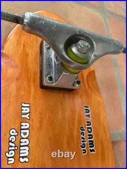 Z Flex Jay Adams Design Classic 29 Maple Skateboard & Z Flex Trucks No Wheels