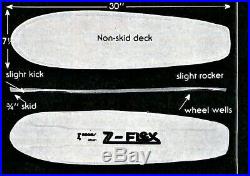 Z flex Jay Adams model 1970s skateboard rare early molded grip