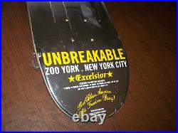 Zoo York Original 2001 Unbreakable Tribute Skateboard Deck NOS In Shrink Wrap