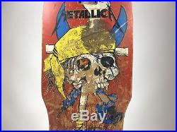 Zorlac Metallica Pushead 1987 Pirate Skateboard Deck RARE VINTAGE ORIGINAL