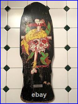 Zorlac Metallica Skateboard 1987 OG Pushead Art Rare Vintage Deck