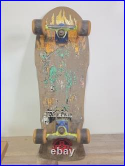 Zorlac Todd Prince Frog Prince Vintage 1980s Skateboard withGullwing Trux & Wheels