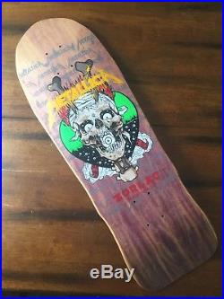 Zorlac metallica skateboard 1989 pushead NOS